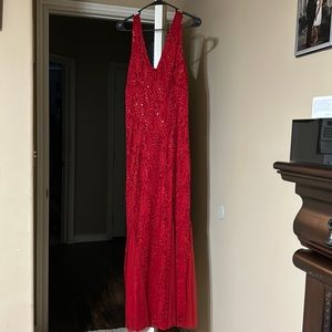 NWT long red dress